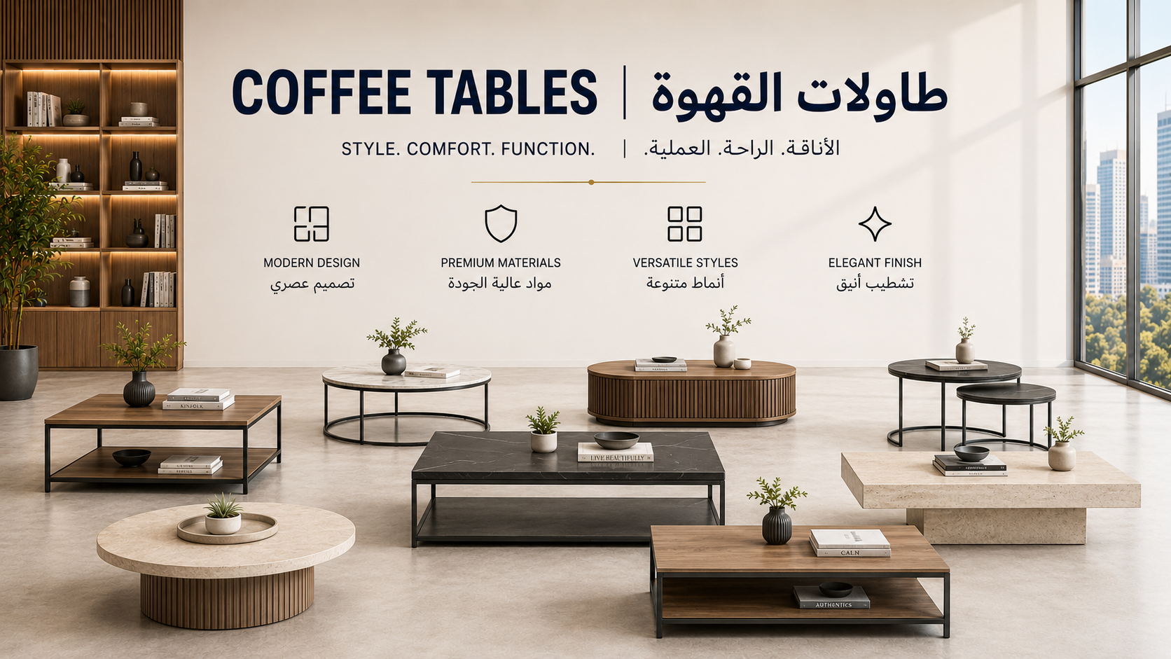 طاولات قهوة وضيافة