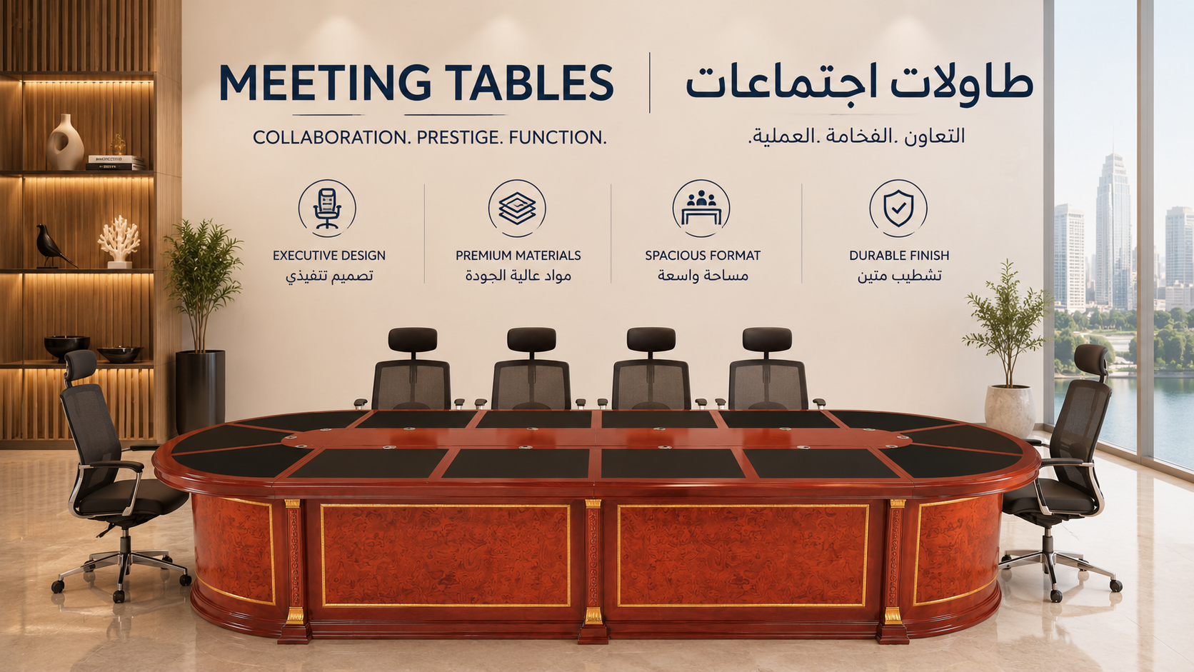 طاولات الاجتماعات